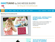 Tablet Screenshot of dasweissebuero.de